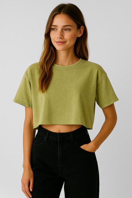 Remera Quilla Verde Oliva