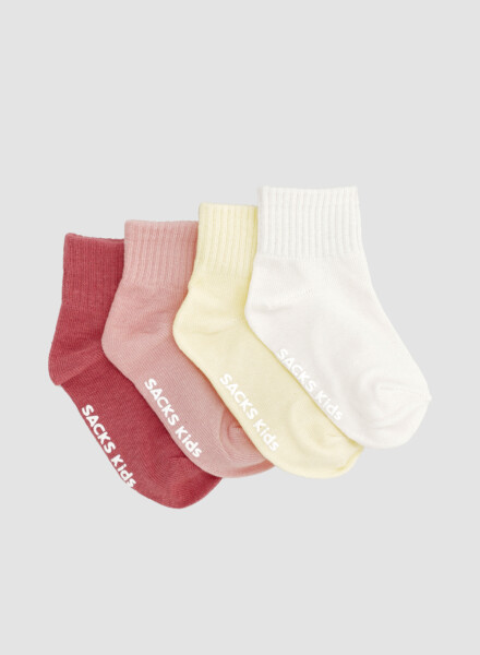 Pack x 4 medias lisas bebe con abs hg Variante 38