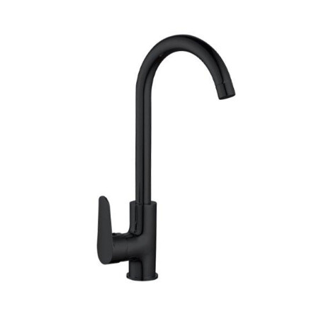 Griferia Cocina Monocomando Negro Mate 000