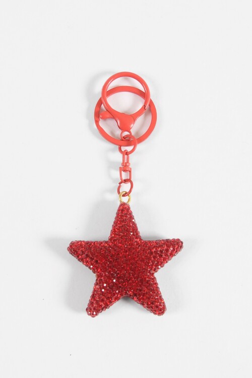 Llavero shiny star rojo