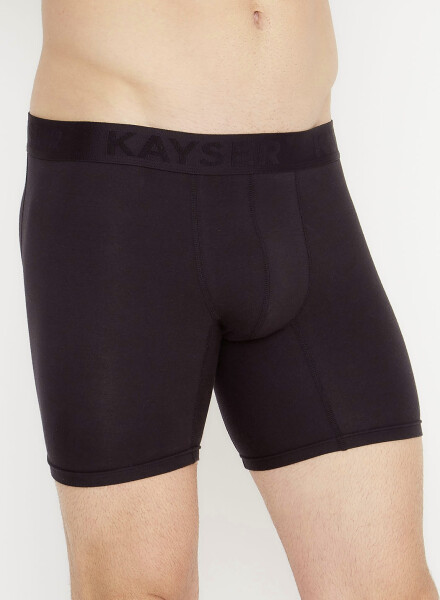 93-400 boxer largo liso Negro