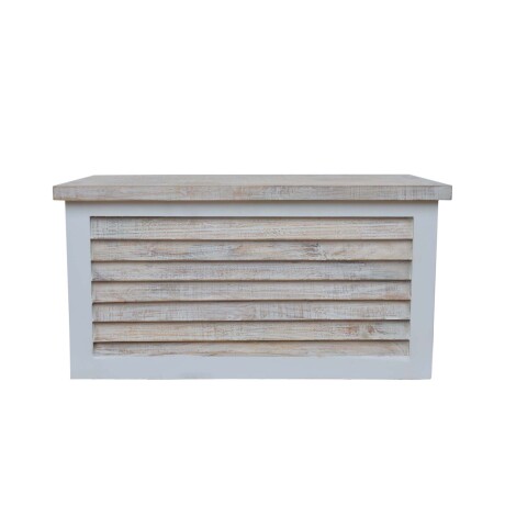 PIE DE CAMA BAÚL MADERA BLANCO EZIO