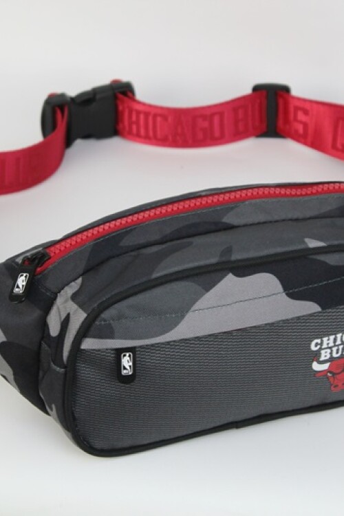 Riñonera nylon doble cierre Miami Heat - NBA Negro