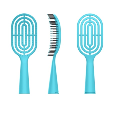Cepillo de cabello celeste