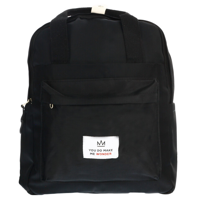 Mochila Miss Carol LIZ de tela Negro