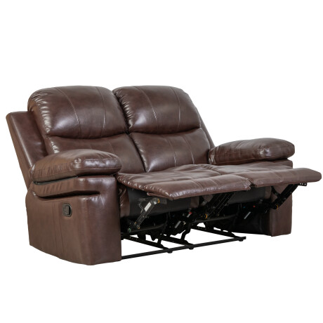 SILLÓN RECLINABLE 2 CUERPOS PU MARRON MR2138 CHOC.