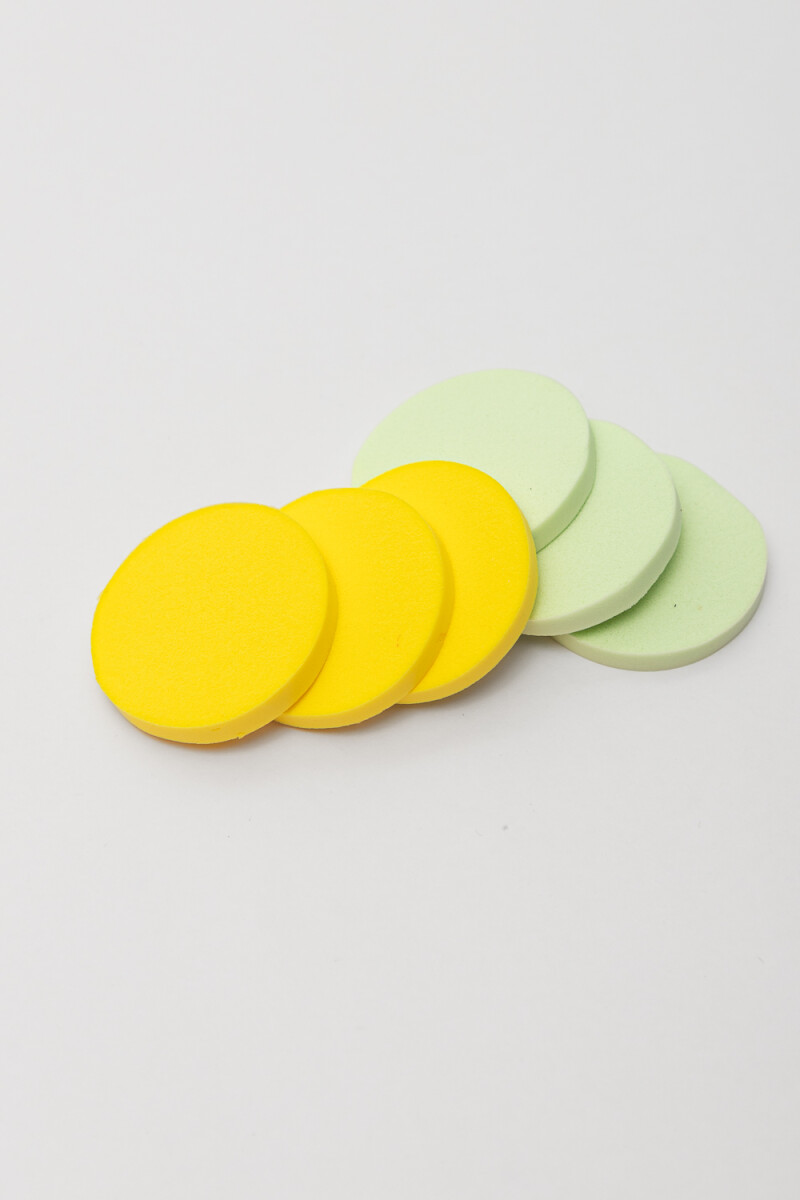 Esponja Set X6un Esponjas - Estampado 1 