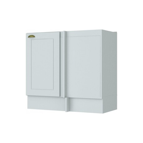 BAJO MESADA ESQUINERO 84 CM MDF BLANCO AMERICANA