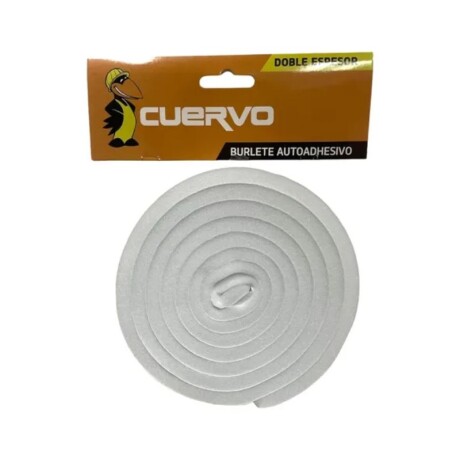 BURLETE AUTO ADHESIVO CUERVO 2 CM X 5 MT BURLETE AUTO ADHESIVO CUERVO 2 CM X 5 MT
