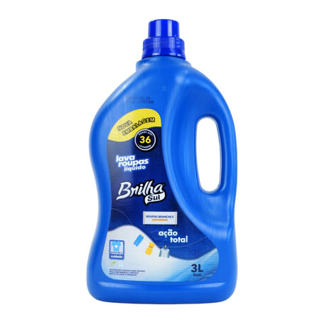 DETERGENTE LIQUIDO P/ROPA BRILHASUL 3L AZUL DETERGENTE LIQUIDO P/ROPA BRILHASUL 3L AZUL