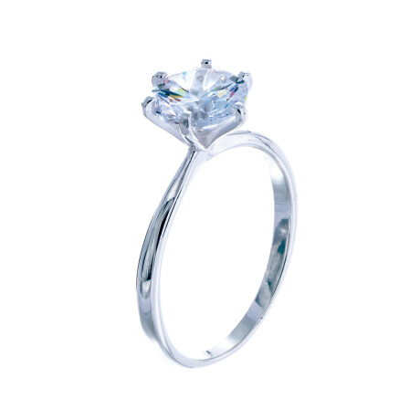 Anillo de plata 925 con circonia, SOLITARIO. Anillo de plata 925 con circonia, SOLITARIO.