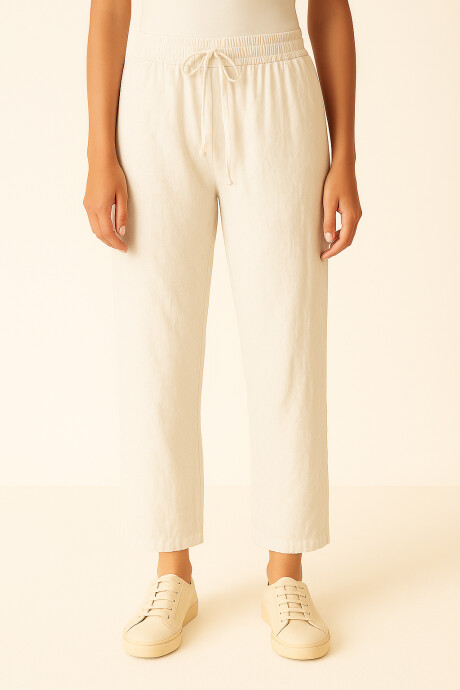 Pantalon Jenna Blanco