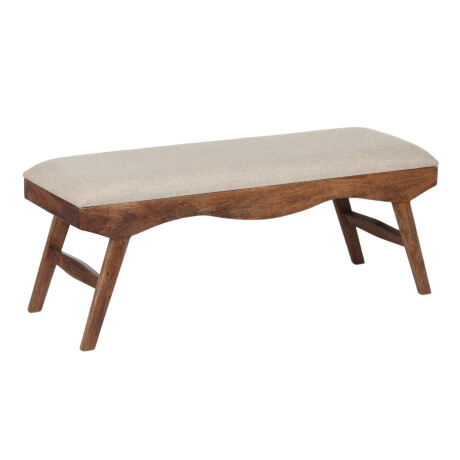 PIE DE CAMA MADERA-ACACIA NATURAL-BEIGE MILAN