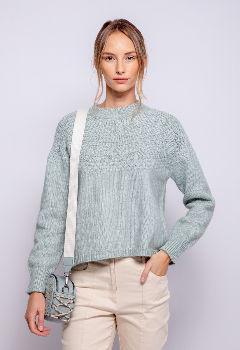 SWEATER FLORENCIA - Agua Marina 