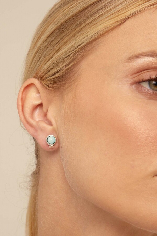 WOW! STUD PLATA / AZUL