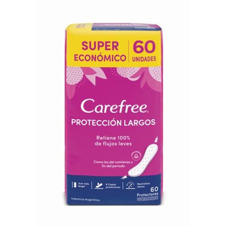 Carefree protección largos x60 unidades Carefree protección largos x60 unidades